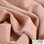 Coupons tissu crêpe stretch - Vieux rose - Oeko-tex ® - 50cm Autres marques - 5