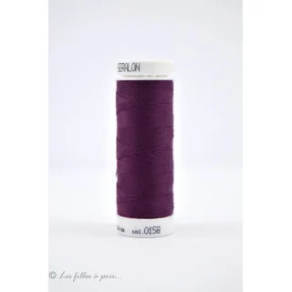 Mettler Linha de costura Seralon 200m - Roxa - 0158 Mettler : fils à coudre, broder et surjeter de qualité - 1