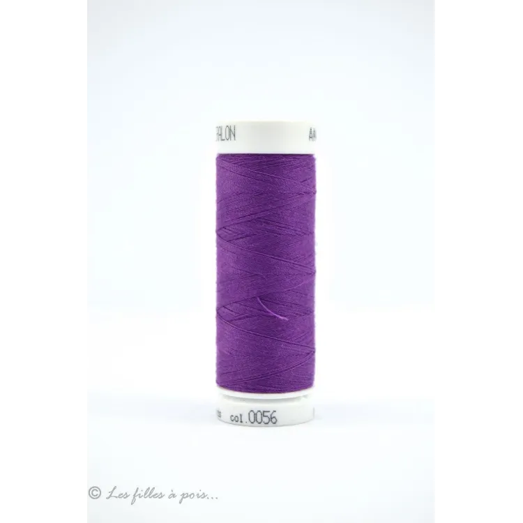 Mettler Seralon hilo de coser 200m - Morado - 0056 Mettler : fils à coudre, broder et surjeter de qualité - 1