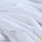Tissu crêpe stretch - Blanc - Oeko-tex ® Autres marques - 5