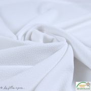 Tissu crêpe stretch - Blanc - Oeko-tex ® Autres marques - 3