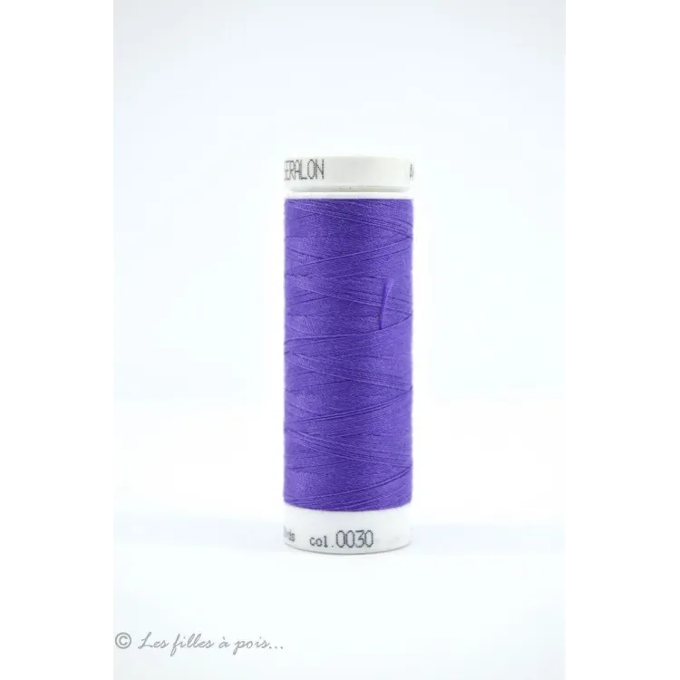 Mettler Linha de costura Seralon 200m - Roxa - 0030 Mettler : fils à coudre, broder et surjeter de qualité - 1 Mettler Linha de costura Seralon 200m - Roxa - 0030 Mettler : fils à coudre, broder et surjeter de qualité - 1