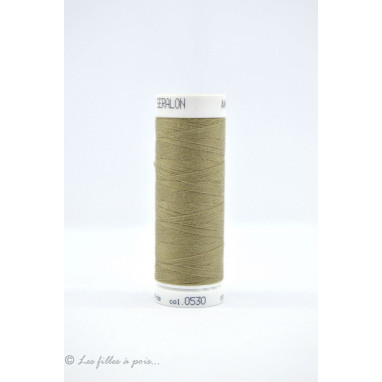 Fil à coudre Mettler ® Seralon 200m - coloris marron - 0530 METTLER ® - 1