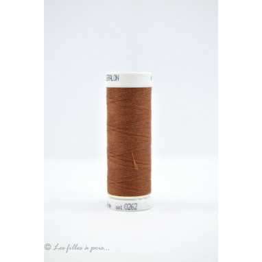 Fil à coudre Mettler ® Seralon 200m - coloris marron - 0262 METTLER ® - 1
