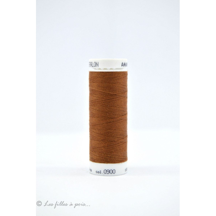 Fil à coudre Mettler ® Seralon 200m - Marron - 0900 METTLER ® - Fils à coudre et à broder - 1 Fil à coudre Mettler ® Seralon 200m - Marron - 0900 METTLER ® - Fils à coudre et à broder - 1