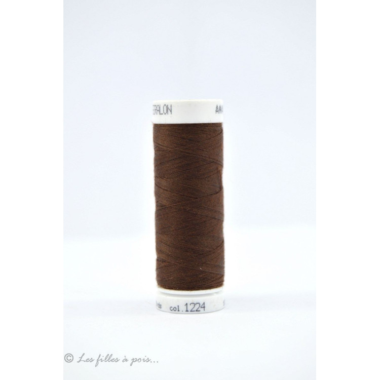 Fil à coudre Mettler ® Seralon 200m - Marron - 1224 METTLER ® - Fils à coudre et à broder - 1 Fil à coudre Mettler ® Seralon 200m - Marron - 1224 METTLER ® - Fils à coudre et à broder - 1