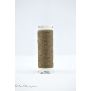 Fil à coudre Mettler ® Seralon 200m - coloris marron - 0269 METTLER ® - 1