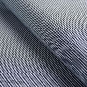 Coupon tissu gabardine de coton stretch motif pied de poule - Noir et blanc - 50cm Autres marques - Tissus et mercerie - 1
