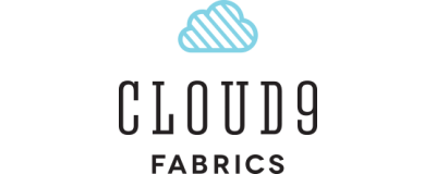  Tissus Cloud9 ® Designers Tissu enduit ou laminé motif fleurs - Noir et blanc - BIO - Cloud 9 ®