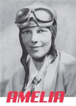 Amelia Earhart - Femme pilote d'avions première à traverser l'atlantique en vol solitaire